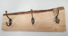 Load image into Gallery viewer, Oak Coat Hooks
